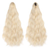 SEIKEA Ponytail Extension Claw Clip 16" 24" Long Wavy Curly Hair Extension Jaw Clip Ponytail Hairpiece Synthetic Pony Tail