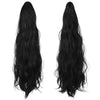 SEIKEA Ponytail Extension Claw Clip 16" 24" Long Wavy Curly Hair Extension Jaw Clip Ponytail Hairpiece Synthetic Pony Tail