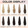 SEIKEA Ponytail Extension Claw Long Curly Wavy Pony Tail Natural Soft Clip in Hair Extension Synthetic Hairpiece for Women