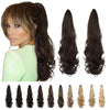 SEIKEA Ponytail Extension Claw Long Curly Wavy Pony Tail Natural Soft Clip in Hair Extension Synthetic Hairpiece for Women
