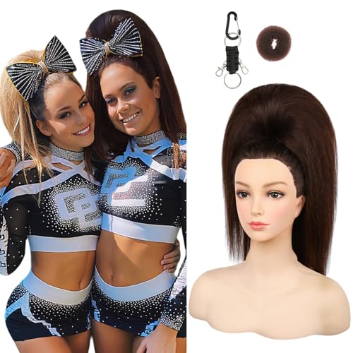 SEIKEA 18-Inch Super Protein Fiber Straight Cheer Ponytail