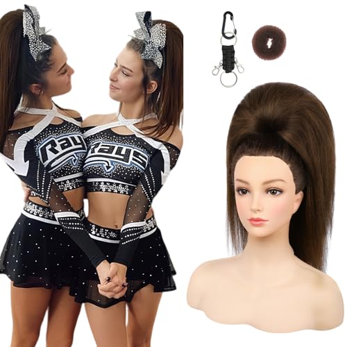 SEIKEA 18-Inch Super Protein Fiber Straight Cheer Ponytail