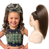SEIKEA 16-inch human-hair straight cheer ponytail — Mocha Melt