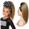 SEIKEA 16-inch human-hair straight cheer ponytail — Chestnut Brown