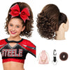 SEIKEA 12-inch human-hair curly cheer ponytail — Mocha Melt (Deep Mocha with Warmth)