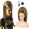 SEIKEA 18-inch super protein fiber straight cheer ponytail — Ash Blonde