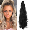 SEIKEA Ponytail Extension Claw Clip 16" 24" Long Wavy Curly Hair Extension Jaw Clip Ponytail Hairpiece Synthetic Pony Tail