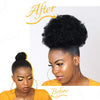 SEIKEA Afro Puff Kinky Curly Drawstring Ponytail 8 Inch