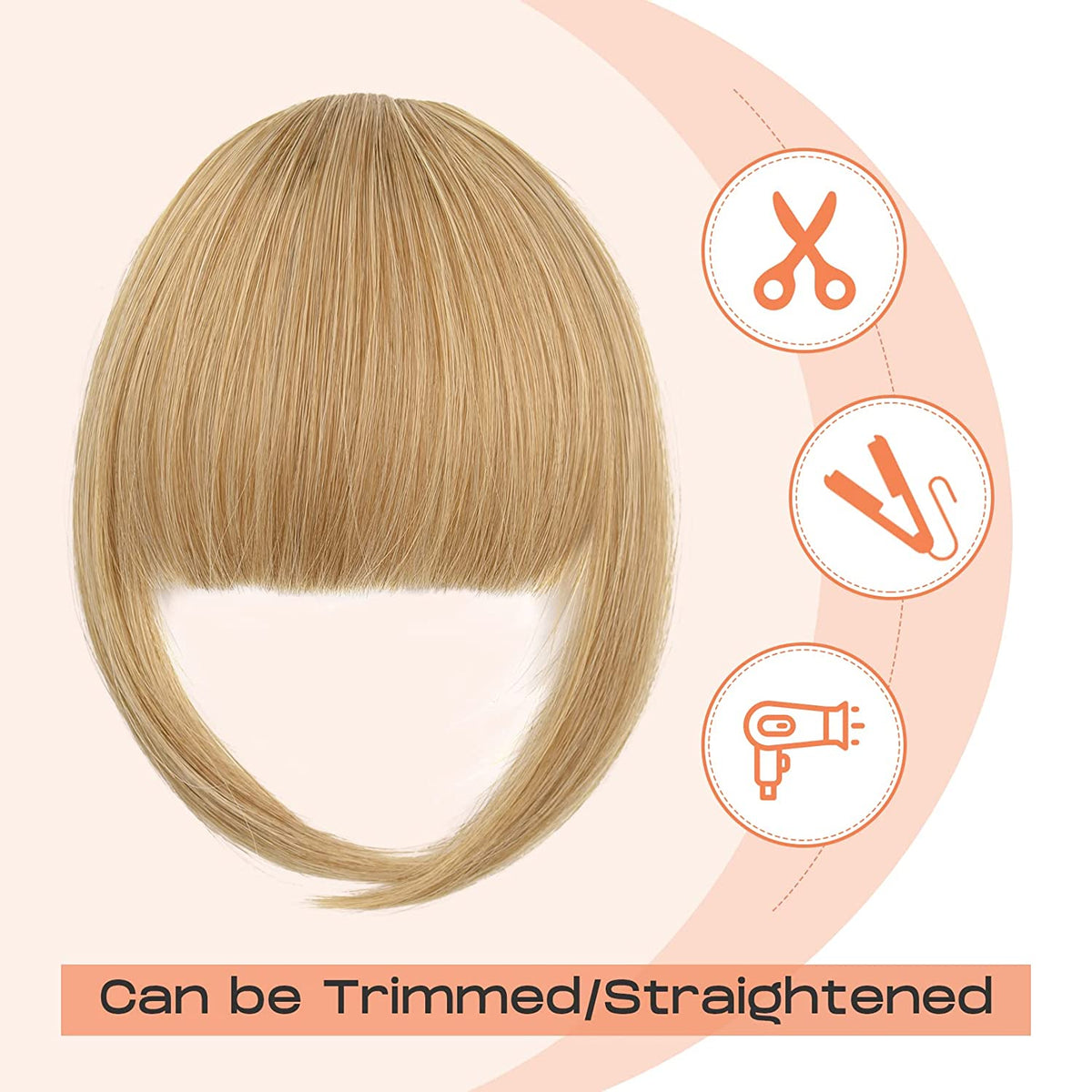 SEIKEA Clip in Bangs for Women