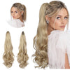 SEIKEA Ponytail Extension Claw Long Curly Wavy Pony Tail Natural Soft Clip in Hair Extension Synthetic Hairpiece for Women