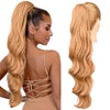 SEIKEA 24" Ponytail Extension Drawstring Long Wavy Pony Tail for Black Women