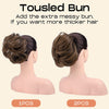 SEIKEA Messy Bun Hair Piece Tousled Updo