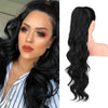 SEIKEA 24" Ponytail Extension Drawstring Long Wavy Pony Tail for Black Women