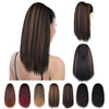 SEIKEA Yaki Drawstring Ponytail for Black Women Short Kinky Straight Ponytail Clip in Hair Extensions Synthetic Hairpiece