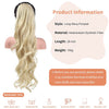 SEIKEA 24" Ponytail Extension Drawstring Long Wavy Pony Tail for Black Women