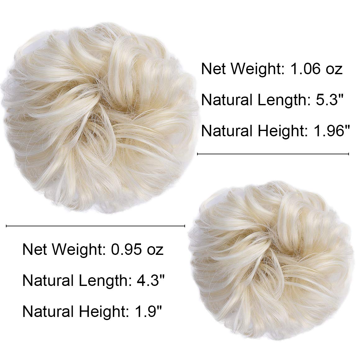 SEIKEA Messy Bun Hair Piece