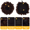 SEIKEA Afro Puff Kinky Curly Drawstring Ponytail 8 Inch