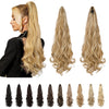 SEIKEA Ponytail Extension Claw Long Curly Wavy Pony Tail Natural Soft Clip in Hair Extension Synthetic Hairpiece for Women