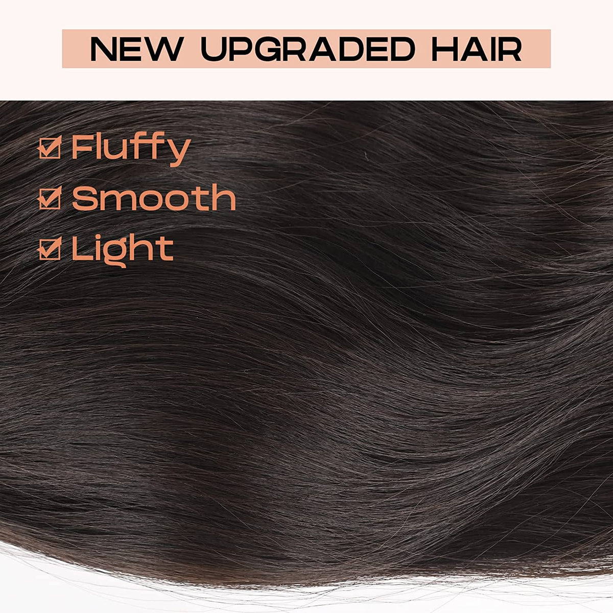SEIKEA Ponytail Extension Claw Long Curly Wavy Pony Tail Natural Soft Clip in Hair Extension Synthetic Hairpiece for Women