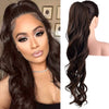 SEIKEA 24" Ponytail Extension Drawstring Long Wavy Pony Tail for Black Women