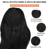 SEIKEA 24" Ponytail Extension Drawstring Long Wavy Pony Tail for Black Women